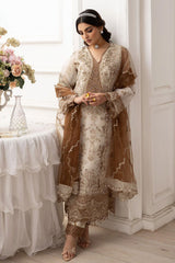 Dastoor by Ramsha Unstitched 3 Piece  Organza Vol-02 Collection'2025-P-209