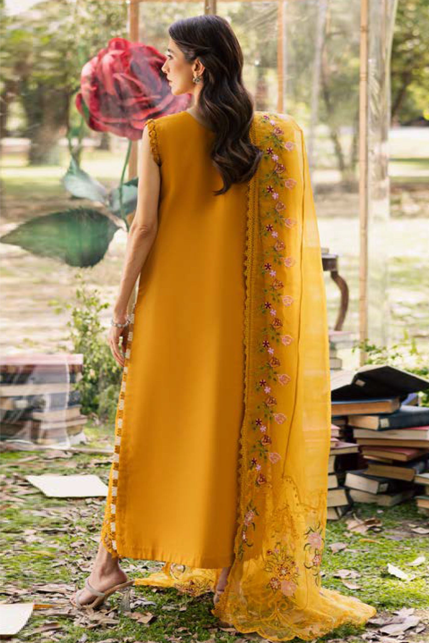 Enchanted Tales By Parishay Unstitched 3 Piece Luxury Lawn Collection'2025-P-ET-02