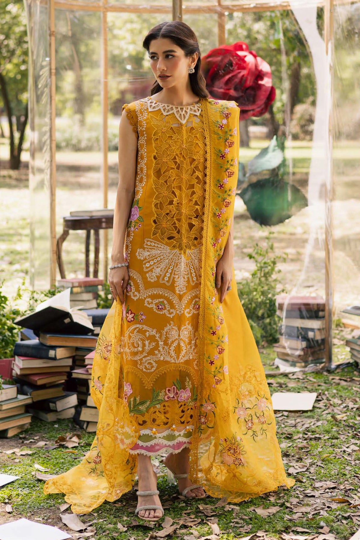 Enchanted Tales By Parishay Unstitched 3 Piece Luxury Lawn Collection'2025-P-ET-02