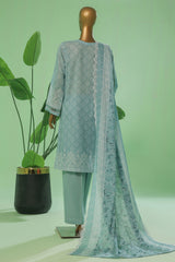 Printkari By HZ Stitched 3 Piece Prints Chikankari Vol-03 Collection'2025-PEC-058-Mint