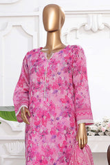 Printkari By HZ Stitched 3 Piece Emb Chikankari Vol-02 Collection'2025-PEC-203