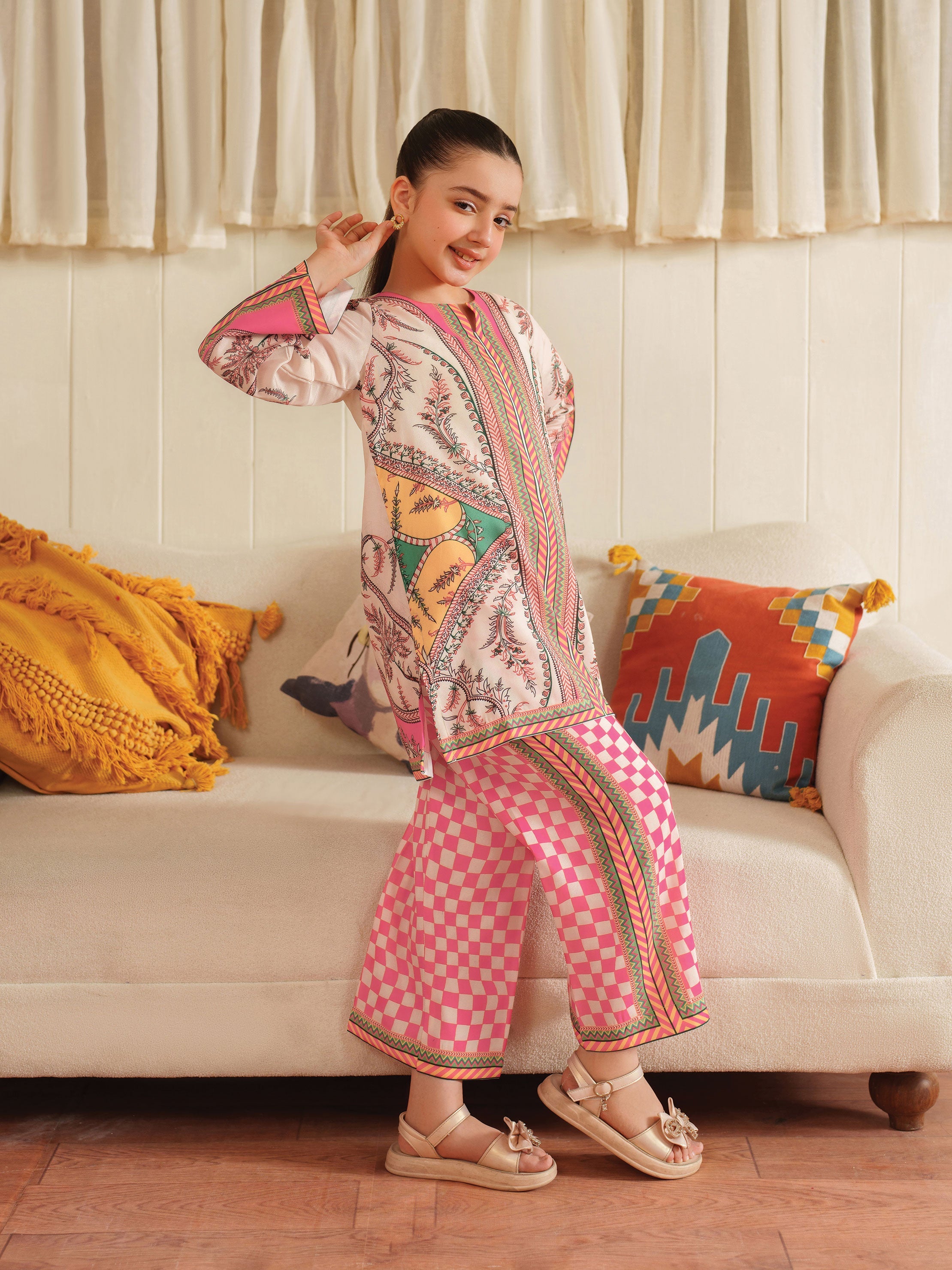 The Bloom Edit by Garnet Stitched 2 Piece Kids Summer Collection'2025-Floren