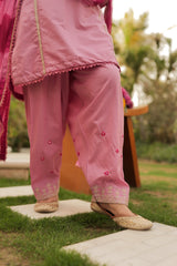 Omal By Komal Stitched 3 Piece Summer Collection'2025-Faria - 3pc