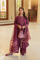 Omal By Komal Stitched 3 Piece Summer Collection'2025-Sanam - 3pc