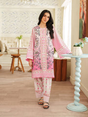 The Bloom Edit by Garnet Stitched 2 Piece Summer Collection'2025-Pink Dove