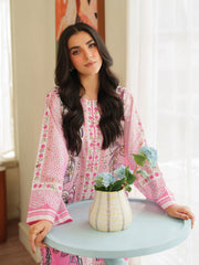 The Bloom Edit by Garnet Stitched 2 Piece Summer Collection'2025-Pink Dove