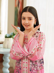 The Bloom Edit by Garnet Stitched 2 Piece Kids Summer Collection'2025-Pink Pearl