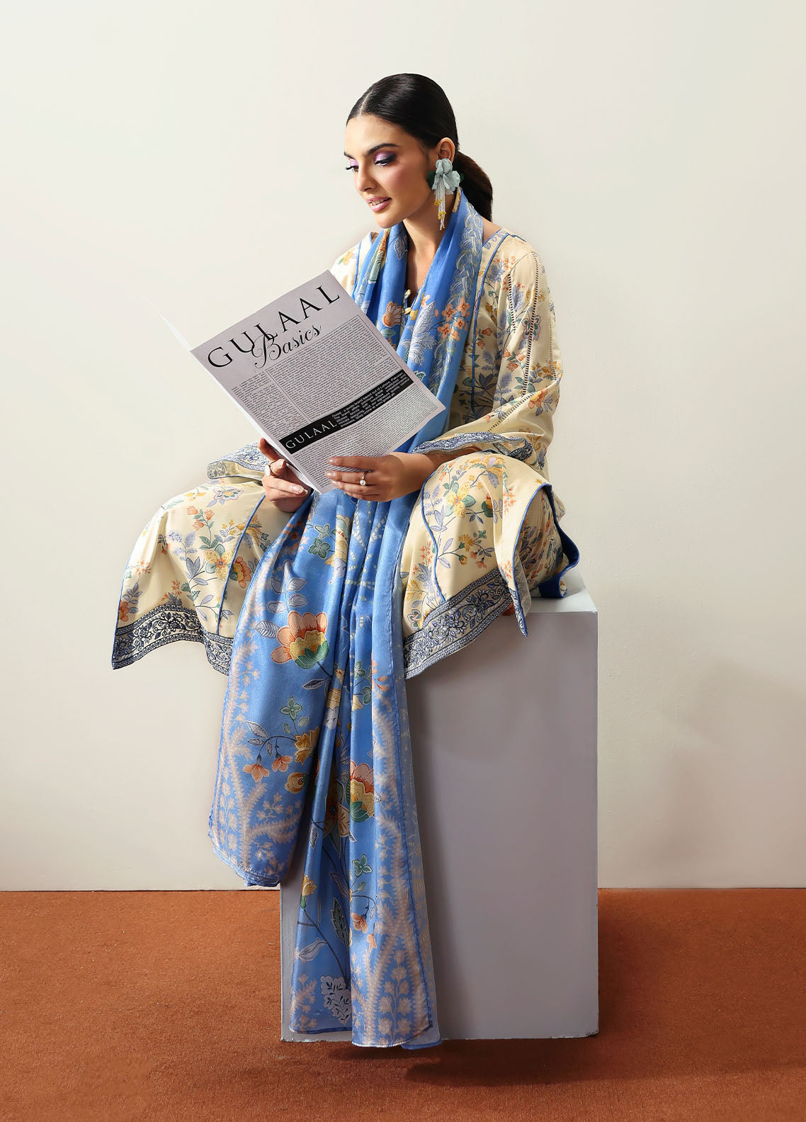 Gulaal Stitched 3 Piece Basic Lawn Collection'2025-Elaris