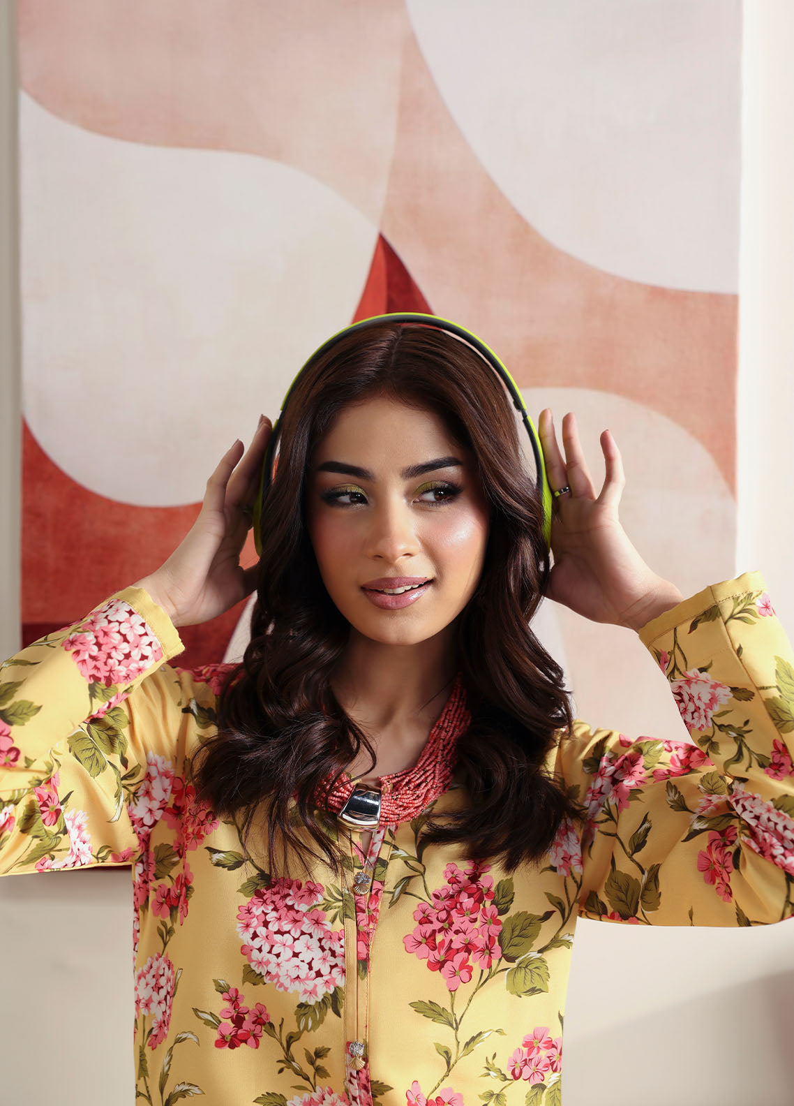 Gulaal Stitched 2 Piece Basic Lawn Collection'2025-Honey Dew