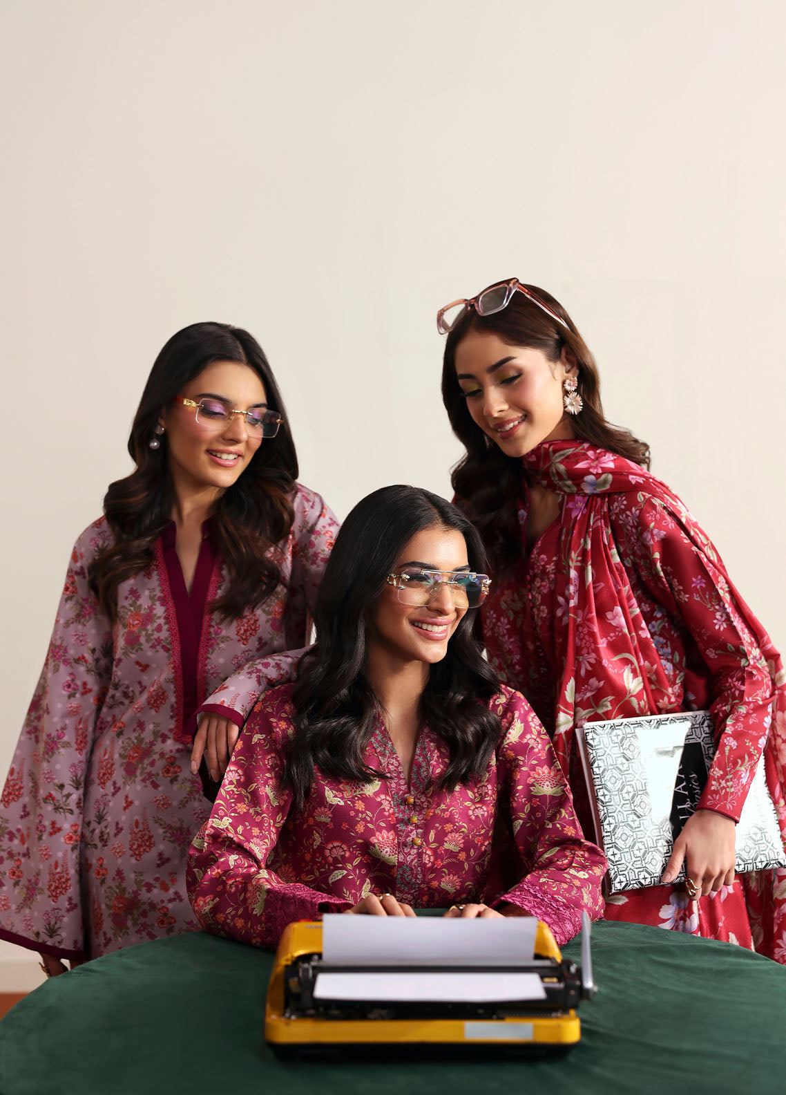 Gulaal Stitched 2 Piece Basic Lawn Collection'2025-Cerise