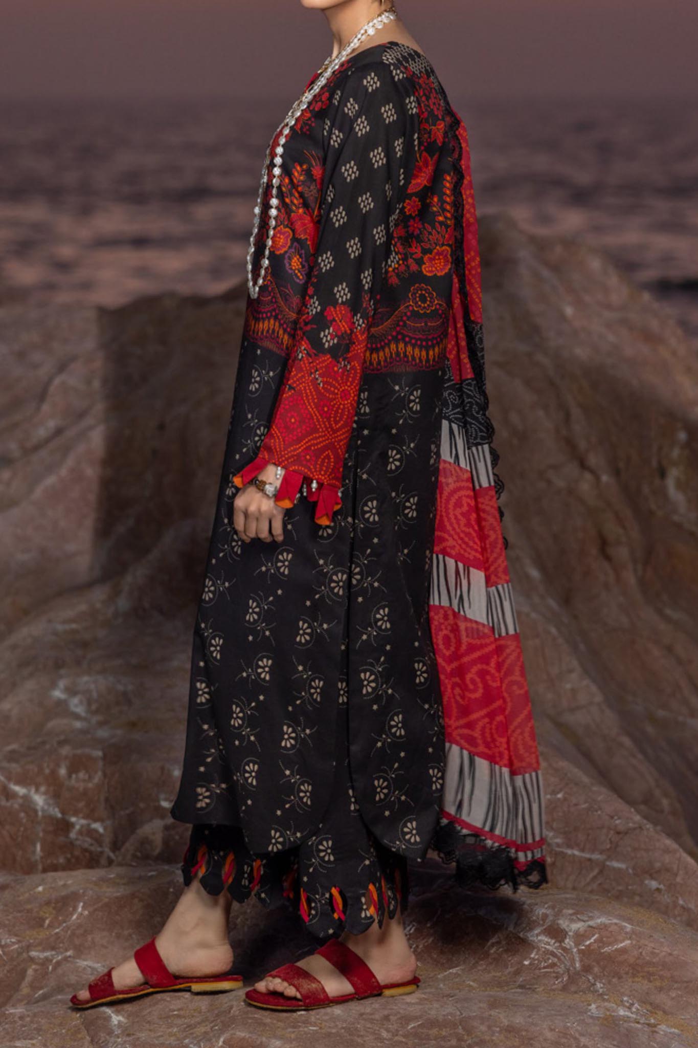 Print Melody By Charizma Unstitched 3 Piece Printed Lawn Vol-03 Collection'2024-PM4-25