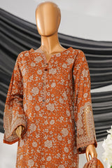 Intermix Thread & Needle By HZ Stitched 3 Piece Emb Cambric Collection'2025-POEL-3P-008-Rust