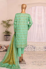 HZ Platinum Unstitched 3 Piece Digital Printed Lawn Vol-03 Collection'2025-PPC-190