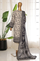 Sada Bahar Stitched 3 Piece Printed Lawn Vol-03 Collection'2025-PR-1274-Black