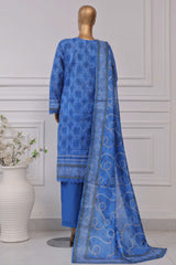 Sada Bahar Stitched 3 Piece Printed Lawn Vol-04 Collection'2025-PR-2748-Blue