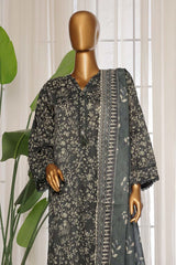 Sada Bahar Stitched 3 Piece Printed Lawn Vol-03 Collection'2025-PR-3291-Dark Green