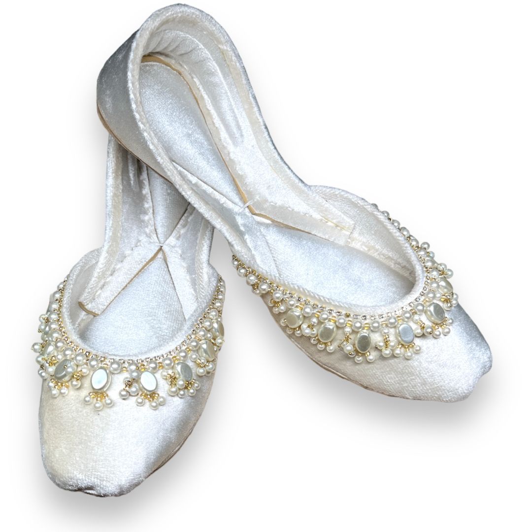 On Your Feets Emb Khussa-Pearl Lux