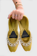 On Your Feets Emb Khussa-Pearl Lux