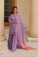 Omal By Komal Stitched 3 Piece Summer Collection'2025-Minha - 3pc
