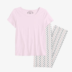 12 AM By Khawar Latif ZigZag Trouser with Matching tshirts