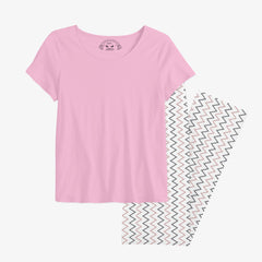 12 AM By Khawar Latif ZigZag Trouser with Matching tshirts