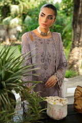 Dastak by Ramsha Unstitched 3 Piece Luxury Chiffon Vol-01 Collection'2025-Q-104