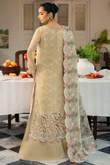 Dastak by Ramsha Unstitched 3 Piece Luxury Chiffon Vol-01 Collection'2025-Q-105