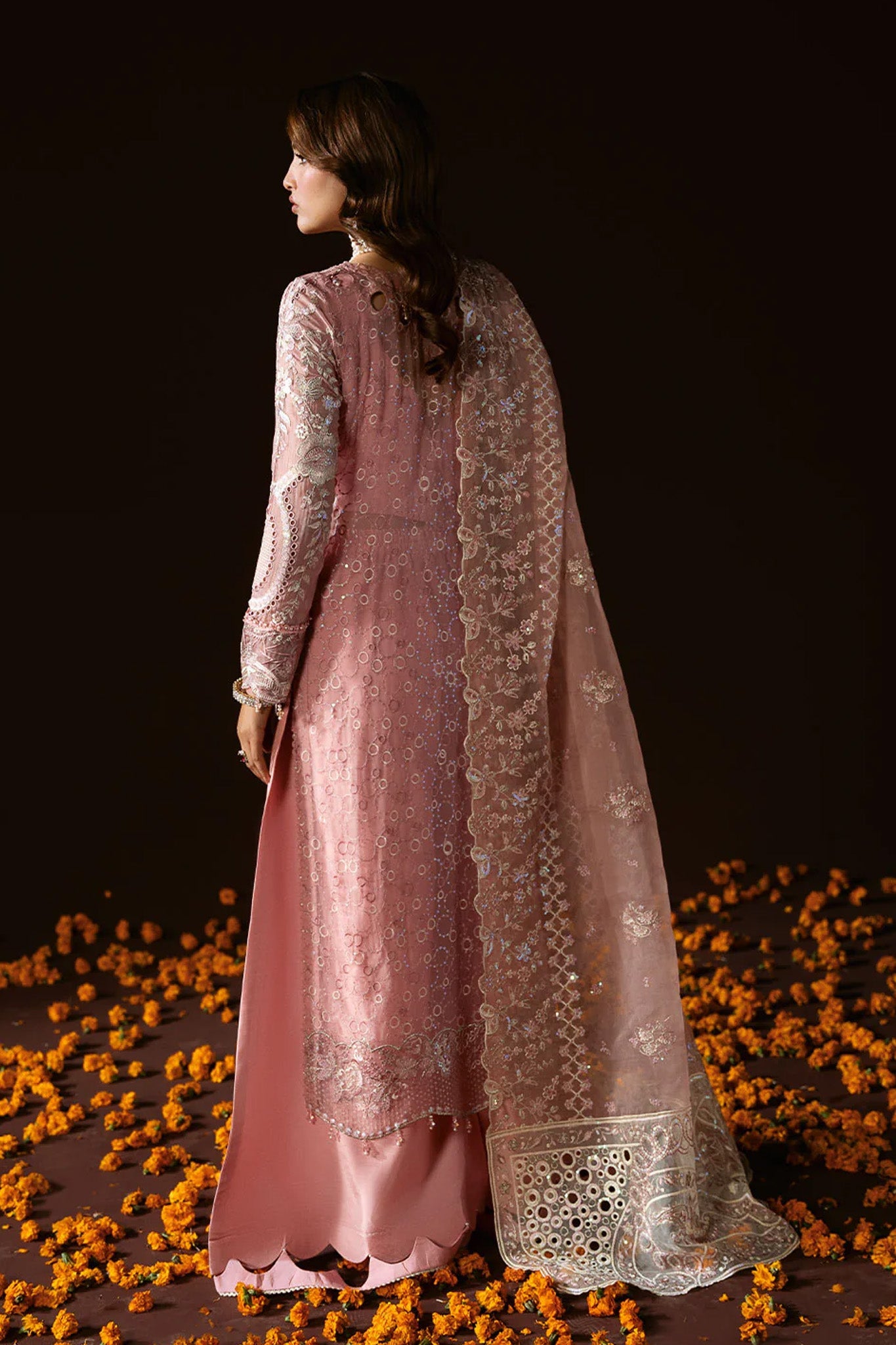 Dastak by Ramsha Unstitched 3 Piece Luxury Chiffon Vol-02 Collection'2025-Q-202