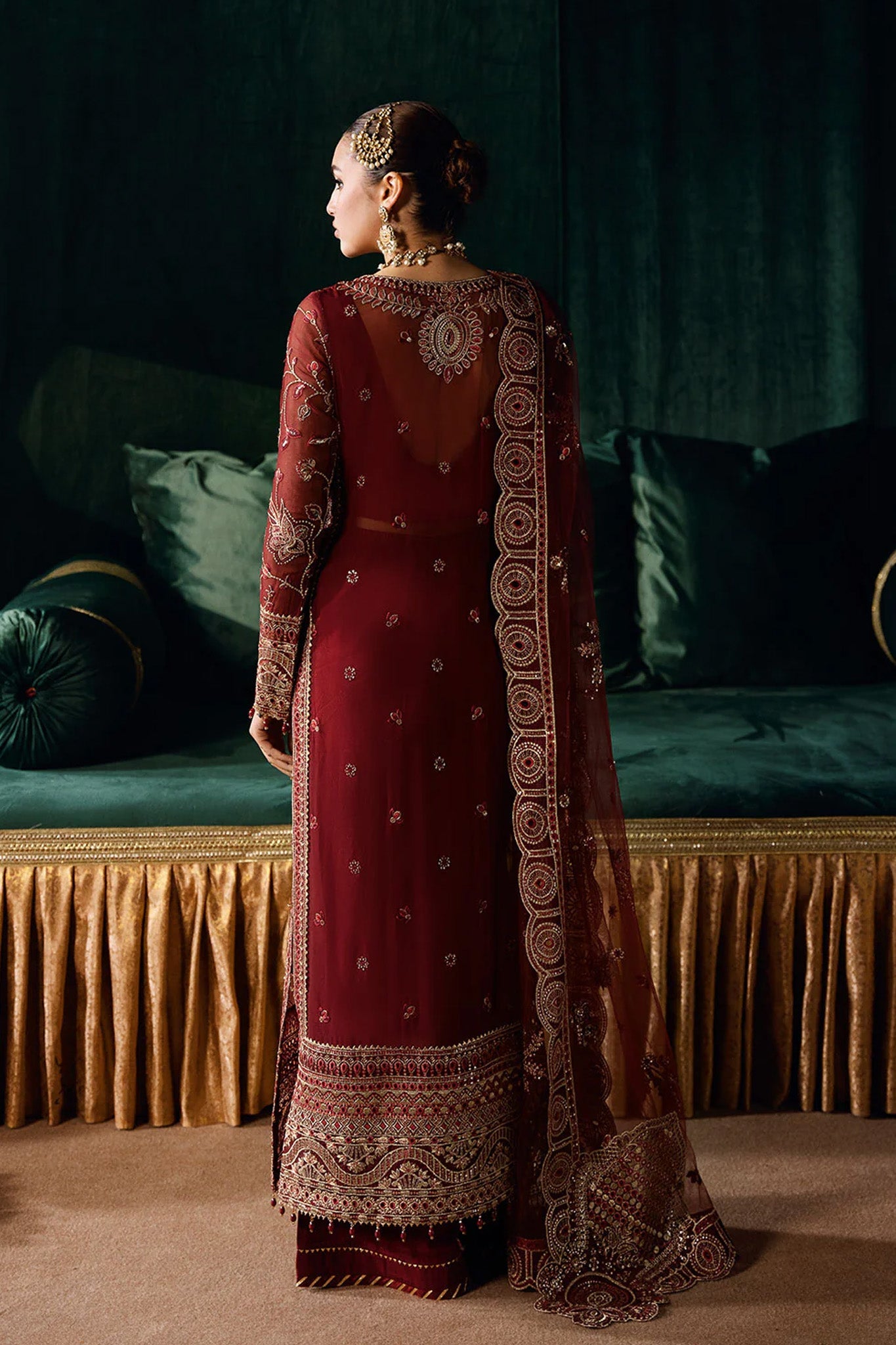 Dastak by Ramsha Unstitched 3 Piece Luxury Chiffon Vol-02 Collection'2025-Q-203