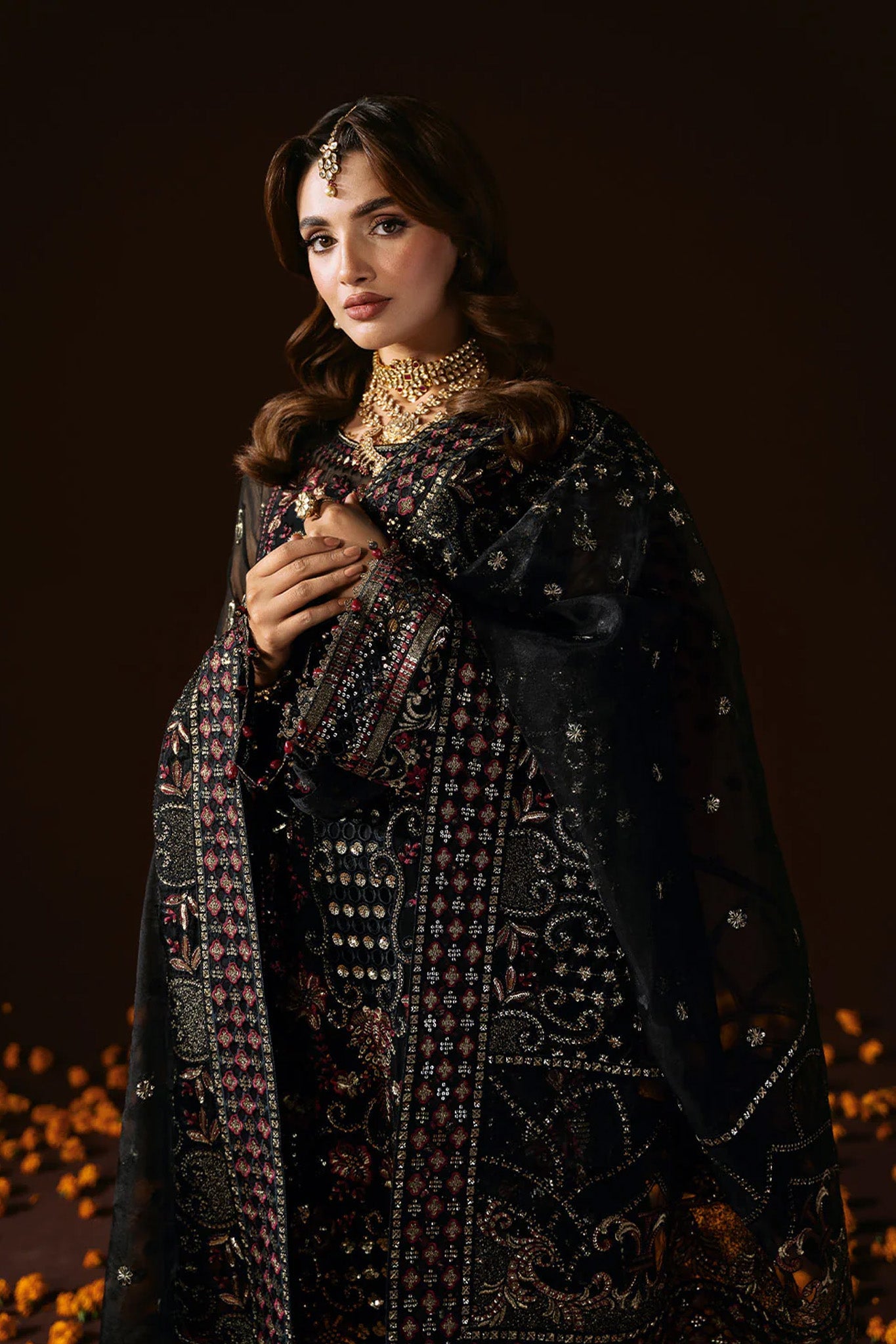 Dastak by Ramsha Unstitched 3 Piece Luxury Chiffon Vol-02 Collection'2025-Q-205