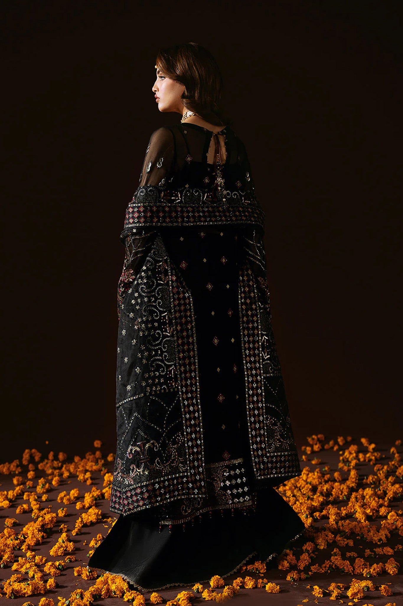 Dastak by Ramsha Unstitched 3 Piece Luxury Chiffon Vol-02 Collection'2025-Q-205