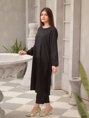Tng By Md Stitched Collection-Ansha Co-Ord Set-Black