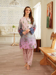 The Bloom Edit by Garnet Stitched 2 Piece Summer Collection'2025-Rose Berry