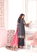 Flossie Unstitched 3 Piece Formals Executive Vol-10 Collection'2025-Royal Bloom