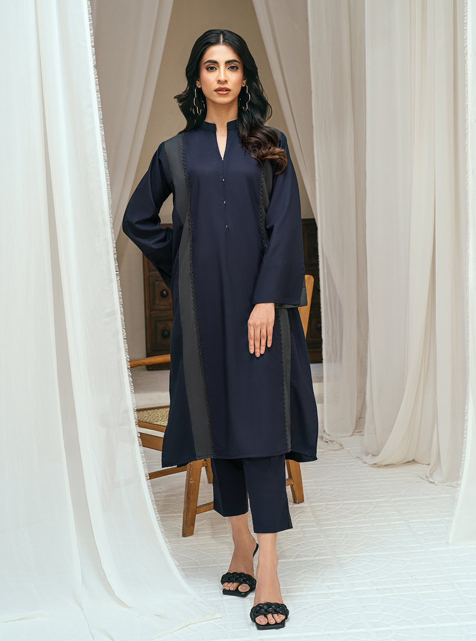 Rangeen Stitched 2 Piece Admiral Co-Ord Set