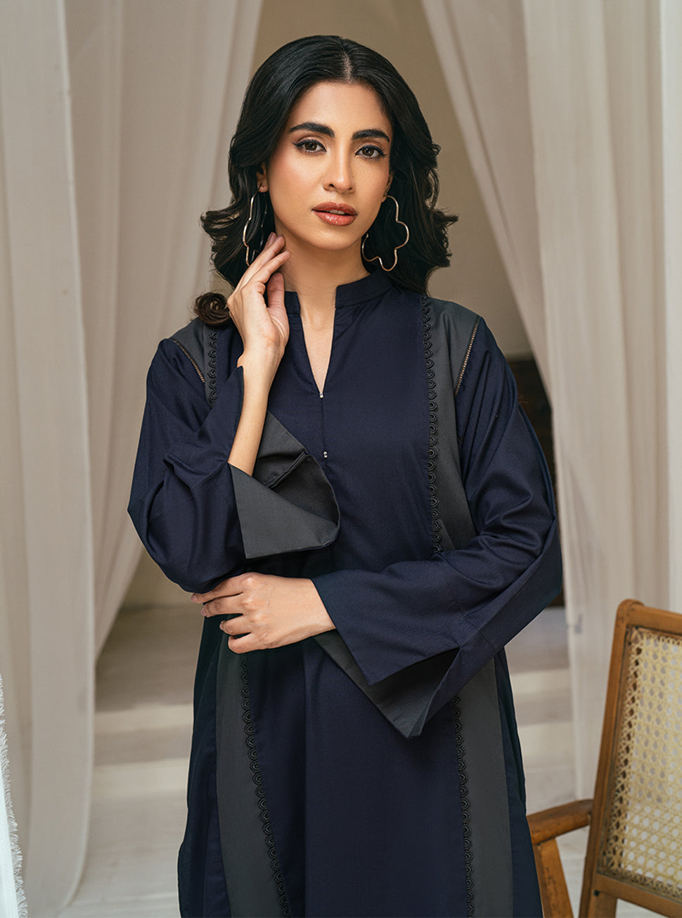 Rangeen Stitched 2 Piece Admiral Co-Ord Set