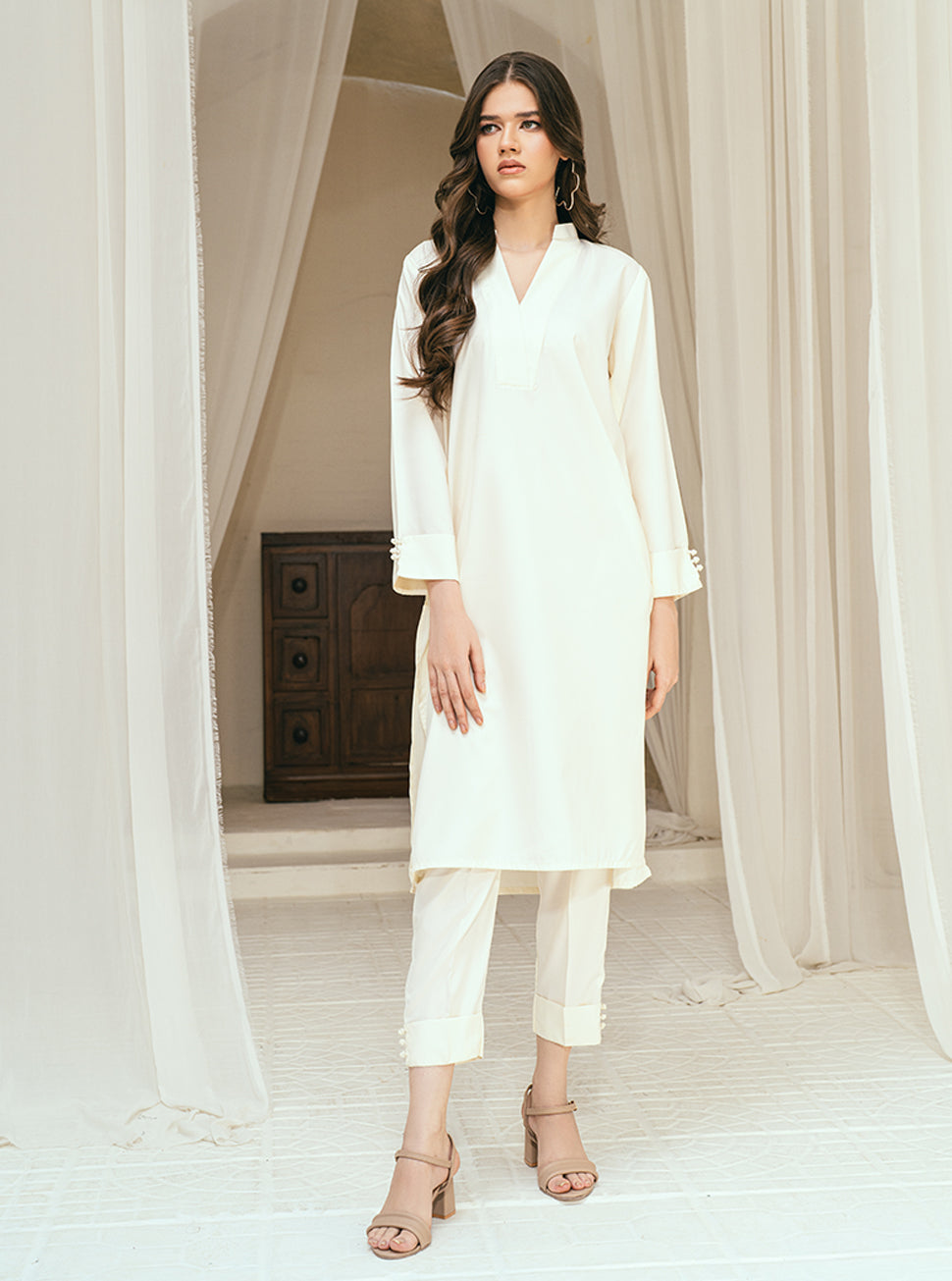 Rangeen Stitched 2 Piece Artistic Co-Ord Set