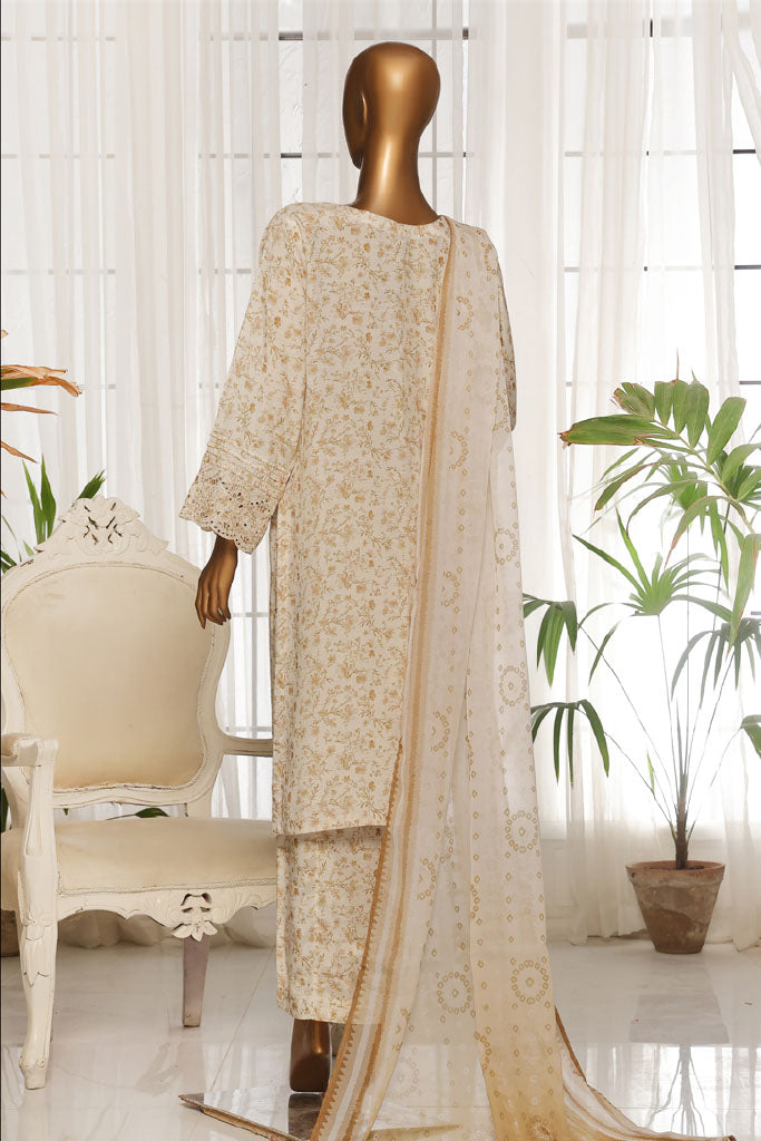 Majestic By HZ Stitched 3 Piece Festive Emb Silk Collection'2025-RTE-012