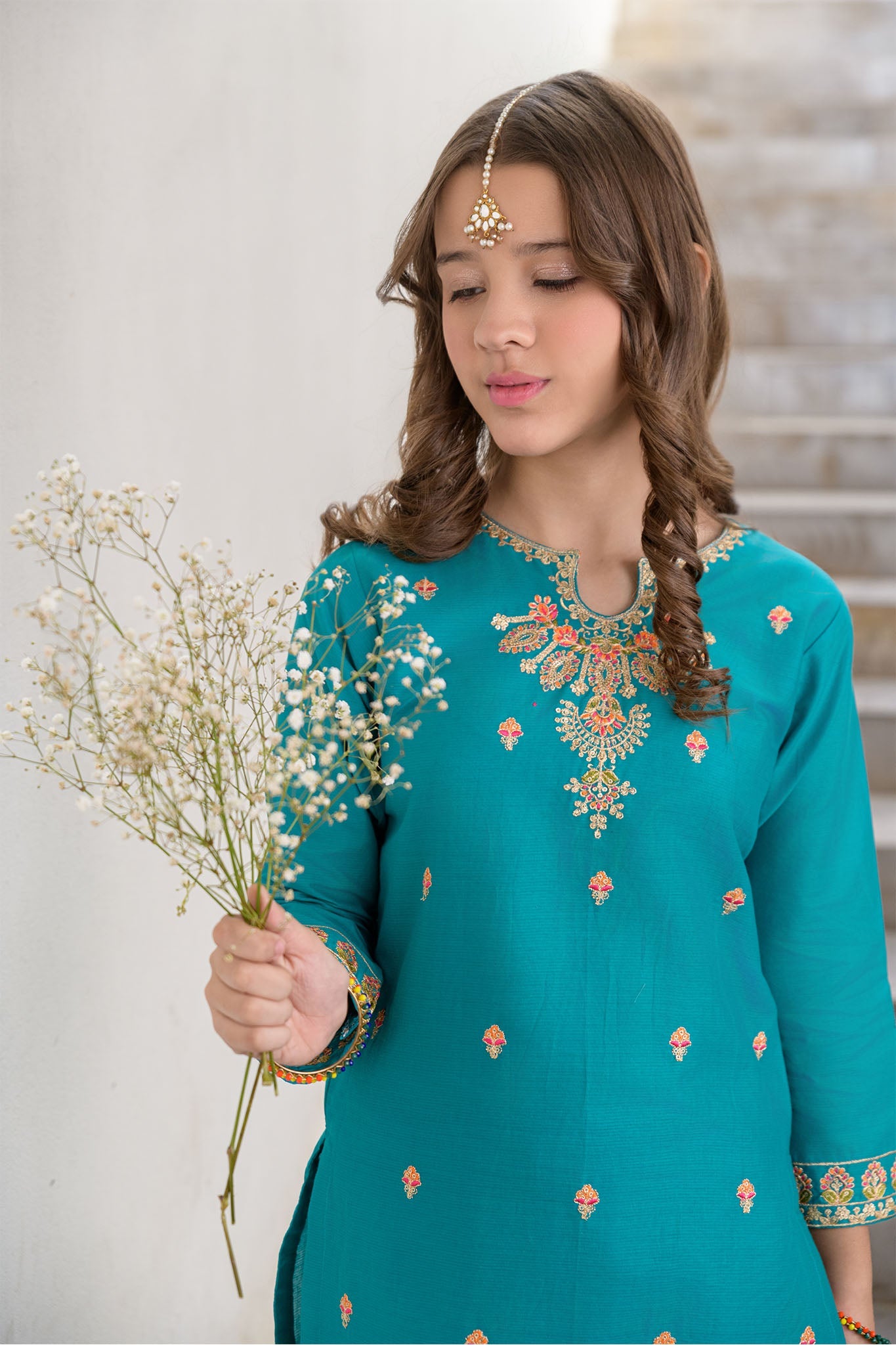 Fresh Bird Stitched 2 Piece Festive Kids Collection'2025-Raha