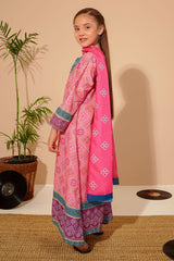 Ochre Clothing Girls Full Suits Swiss Lawn Digital Printed 3 Pc Suit
