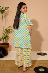 Ochre Clothing Toddlers Eastern Swiss Lawn Digital Printed 3 Pc Suit