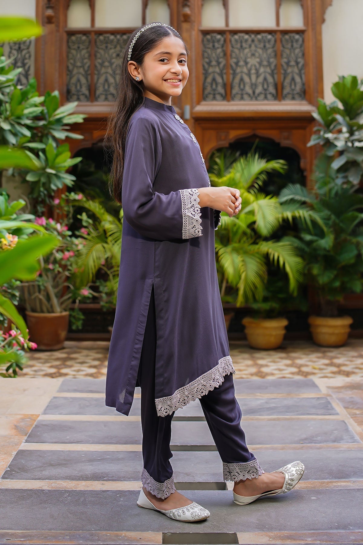 Ochre Clothing Rod Silk Embellished 2 Pc Suit