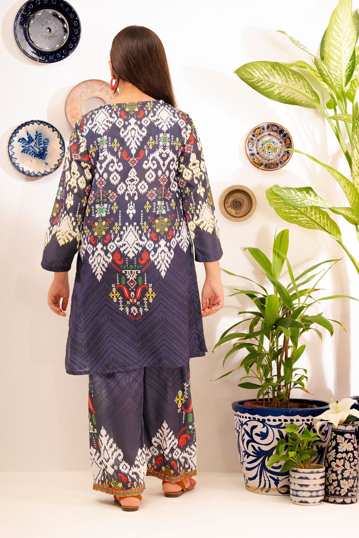 Ochre Clothing Swiss Lawn Digital Printed 2 Pc Suit