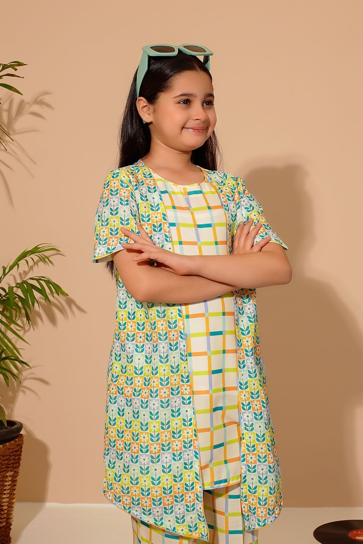 Ochre Clothing Toddlers Eastern Swiss Lawn Digital Printed 3 Pc Suit