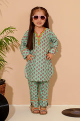 Ochre Clothing Toddlers Eastern Swiss Lawn Digital Printed 2 Pc Suit