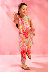 Ochre Clothing Toddlers Eastern Swiss Lawn Digital Printed 2 Pc Suit