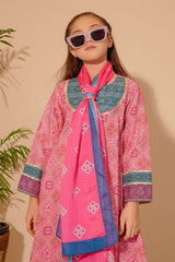 Ochre Clothing Girls Full Suits Swiss Lawn Digital Printed 3 Pc Suit