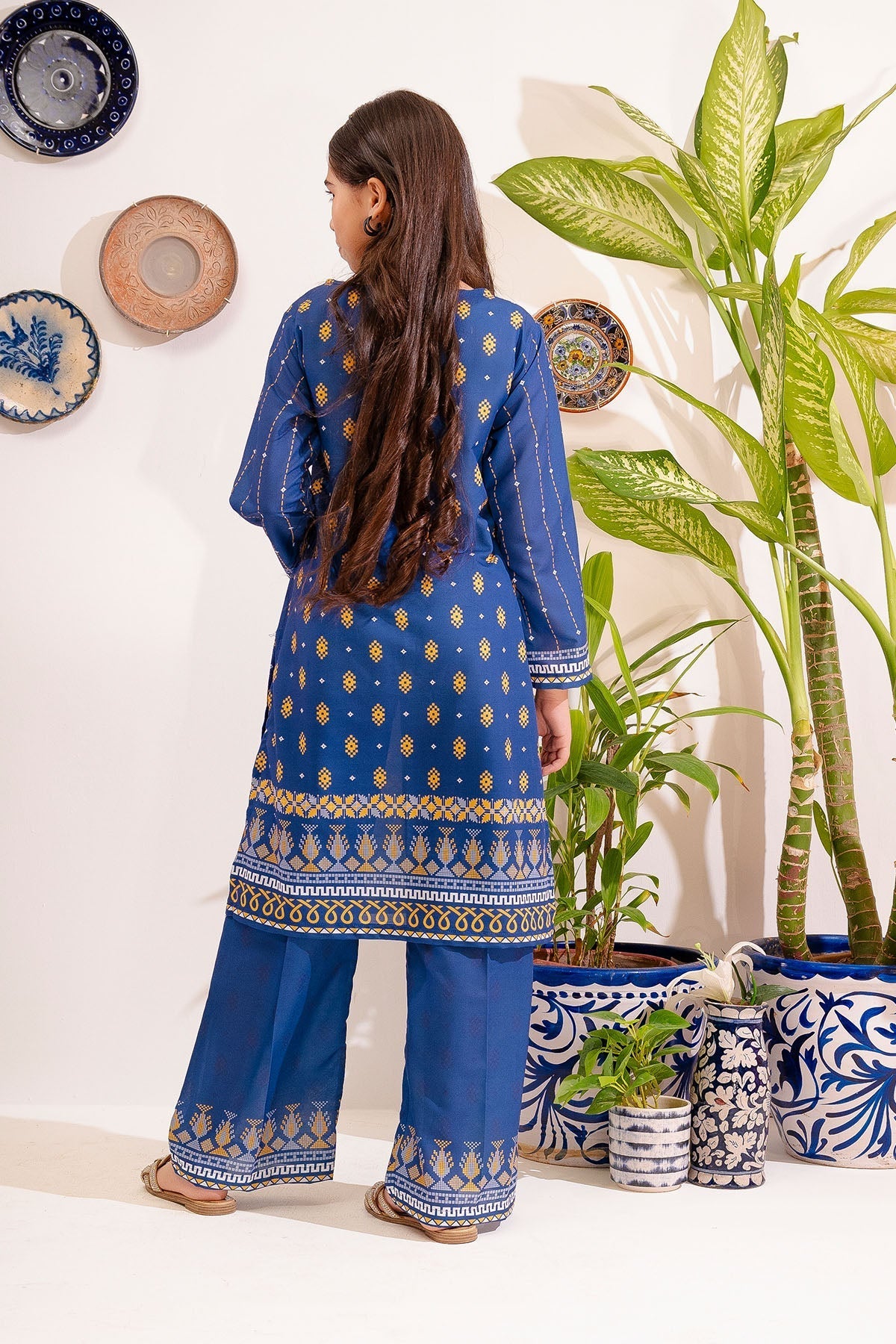 Ochre Clothing Swiss Lawn Digital Printed 2 Pc Suit