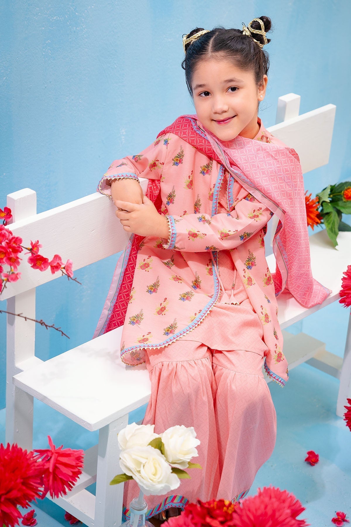 Ochre Clothing Swiss Lawn Digital Printed 3 Pc Suit