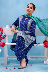 Ochre Clothing Swiss Lawn Digital Printed 3 Pc Suit